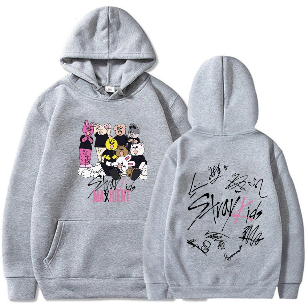 Hoodie Stray Kids Hip Hop Style Unisex Sweatshirt Outerwear Top